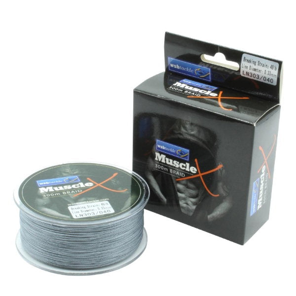 WSB MUSCLEX BRAID 0.33mm/40lb