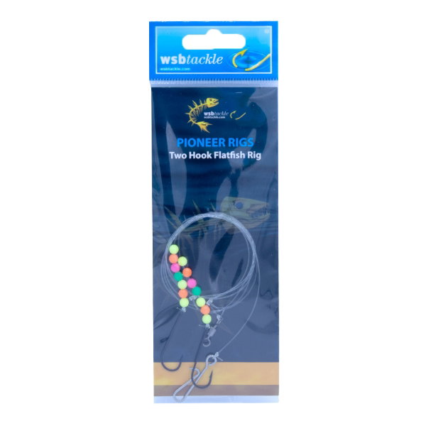 WSB PIONEER RIGS TWO HOOK FLATFISH RIG