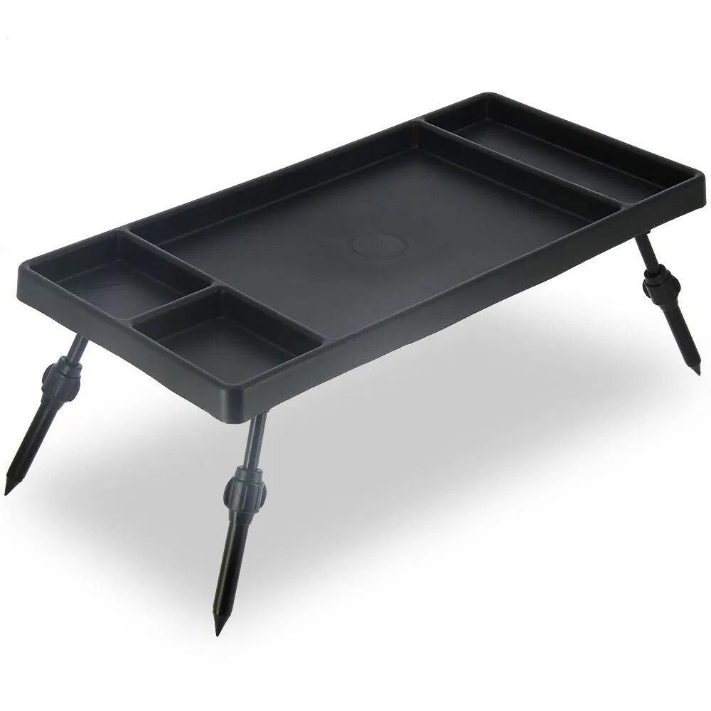 AP Large Plastic Bivvy Table with Adjustable Legs and Bag