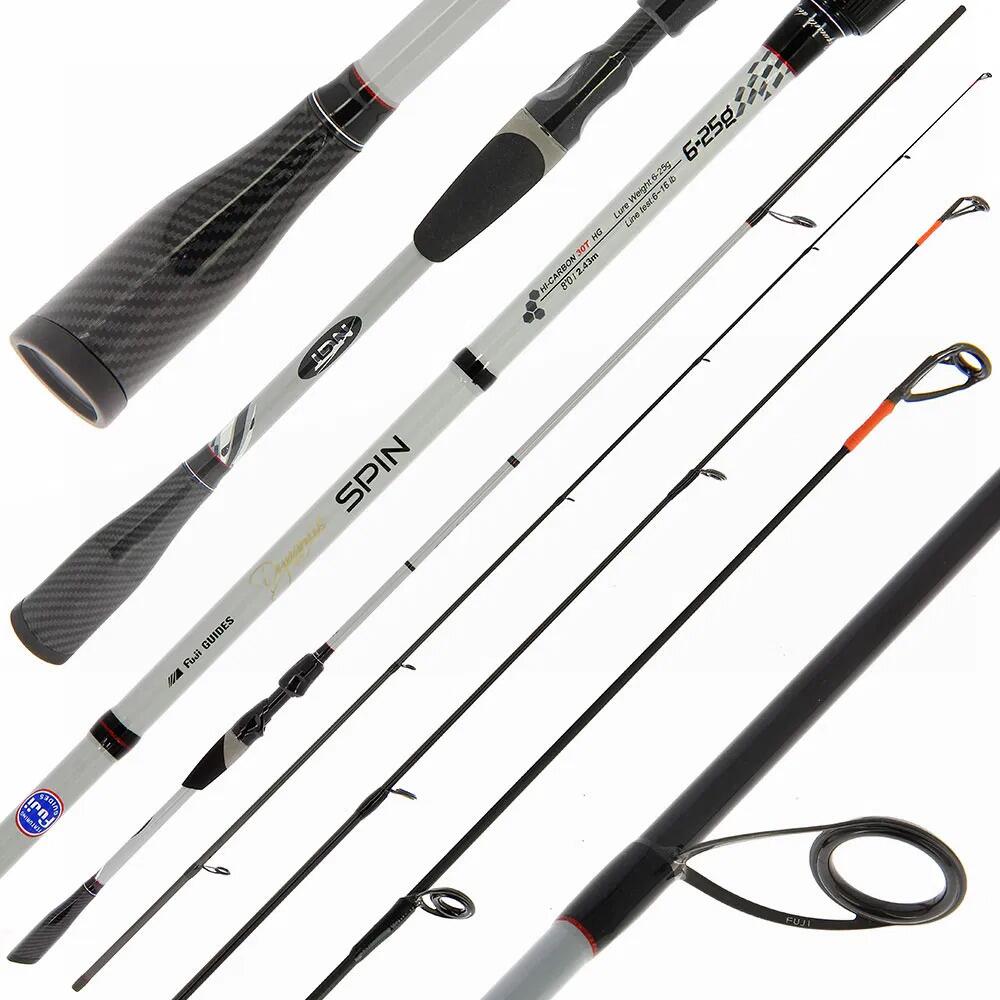 Spin rod Dynamic 8ft, 2pc, 6-25g Carbon Spinning Rod