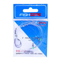 FISHZONE 2 HOOK FLAPPER RIG 1/0